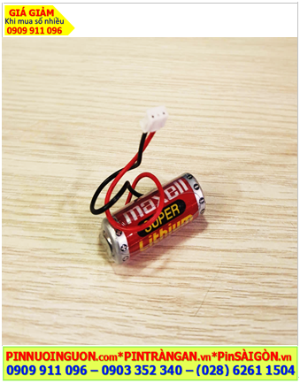 Maxell ER10/28 (Zắc PH1.25-3P); Pin nuôi nguồn Maxell ER10/28 2/3AAA 3.6v 450mAh SUPER LITHIUM (Nhật)